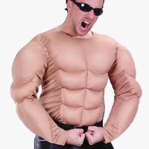 Spirit Muscle Costume Top in Tan